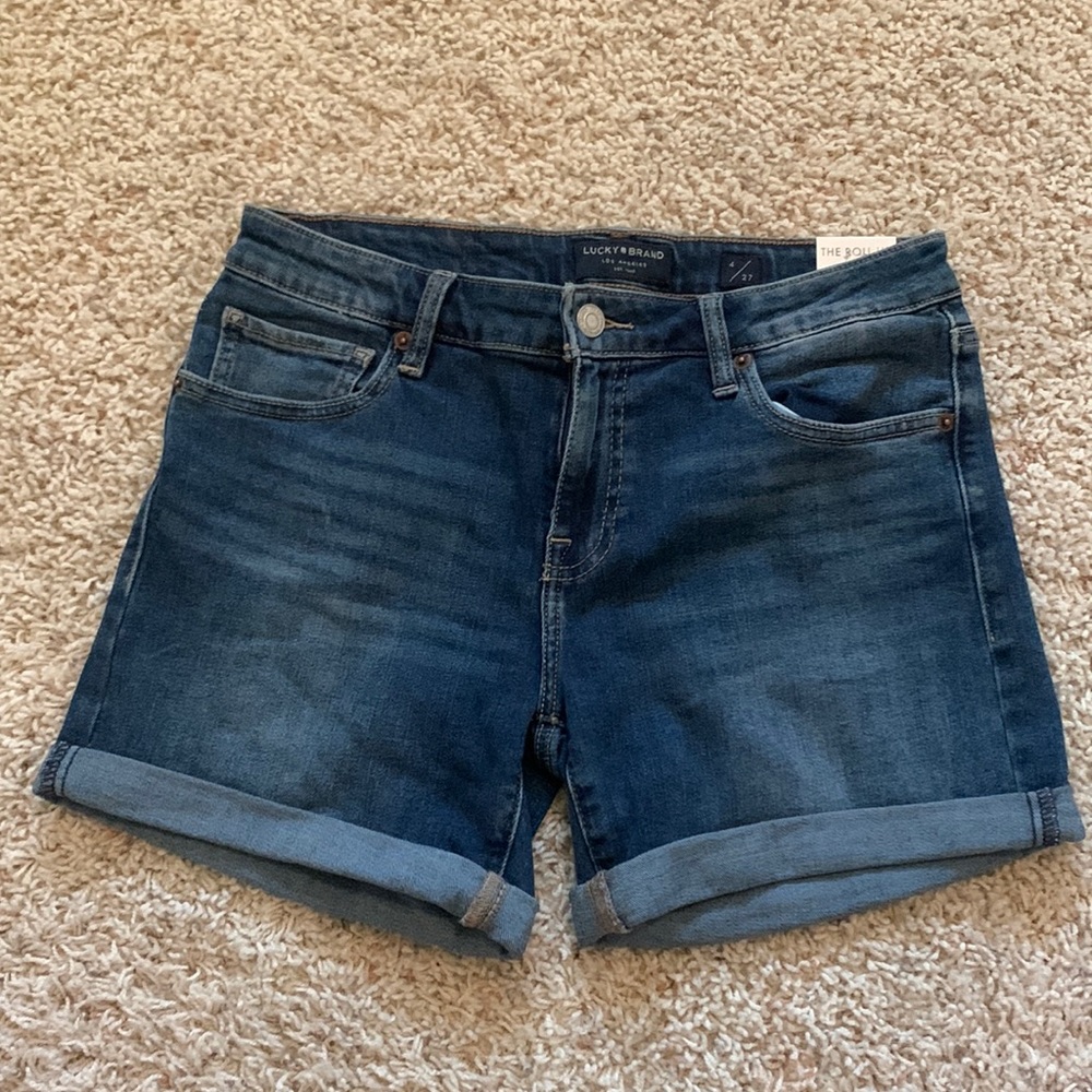 Lucky Brand The Roll Up Jean Shorts